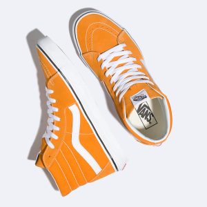 Vans Bayan Spor Ayakkabı Sk8-Hi Koyu/Beyaz Yeni Sezon | 93336-396